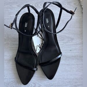 Stiletto Heels Black Sz 8